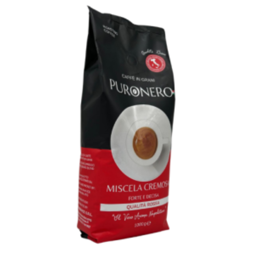 Kaffeebohnen Puronero Cremosa Elite Bar Red 1 kg