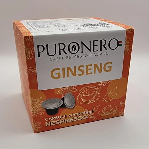 10 Kapseln Nespresso Puronero - Süsser Ginsenggeschmack